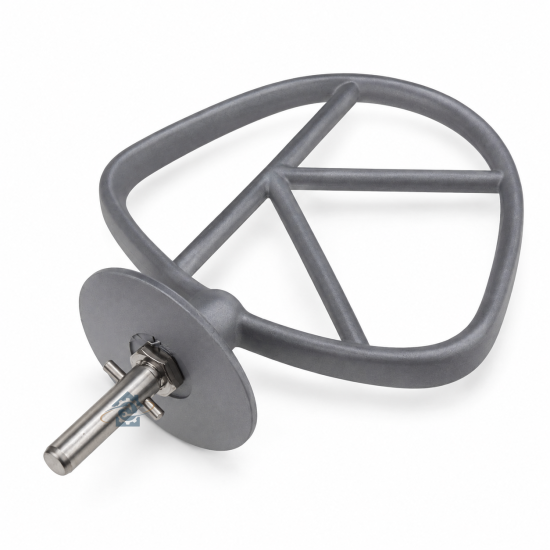 Batteur K en aluminium avec circlip pour robots CHEF KW712214