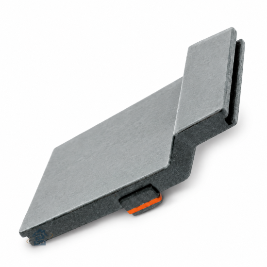 Cache Charniere Noir Mat FR001203