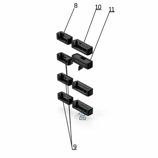 Balconnet Bouteilles (repère 10) FR007154