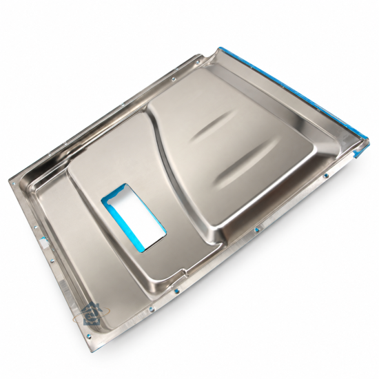 Contre porte inox avec joint bas de porte AS0017867