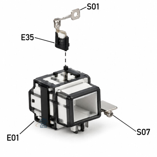 Thermostat (repère e35) CU003831