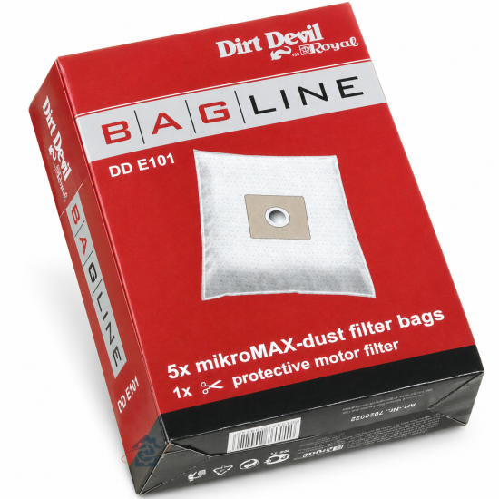 Lot de 5 sacs microfibres + filtre 7020022