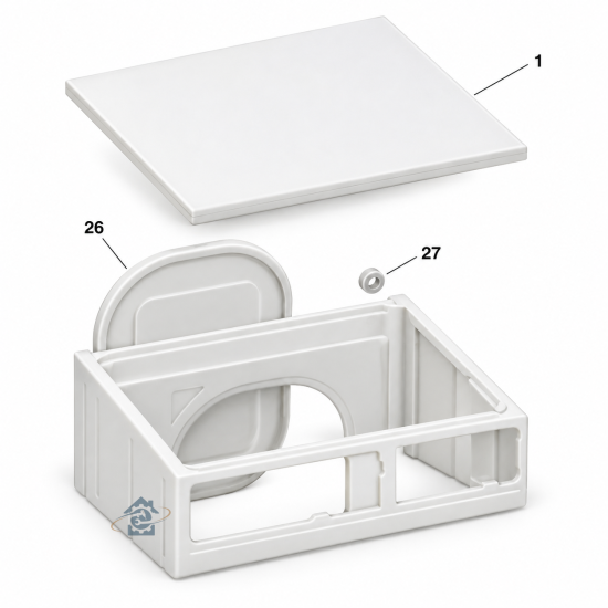 Collier tuyau vidange (repère 27) C00020664