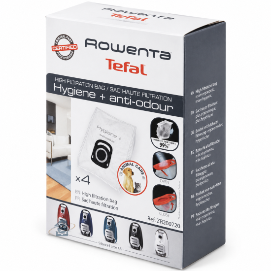 Boite de 4 sacs  haute filtration ZR200720