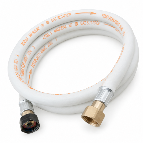Tuyau de gaz Butane Propane long. 1.50M  garantie 10 ans BC150EX28