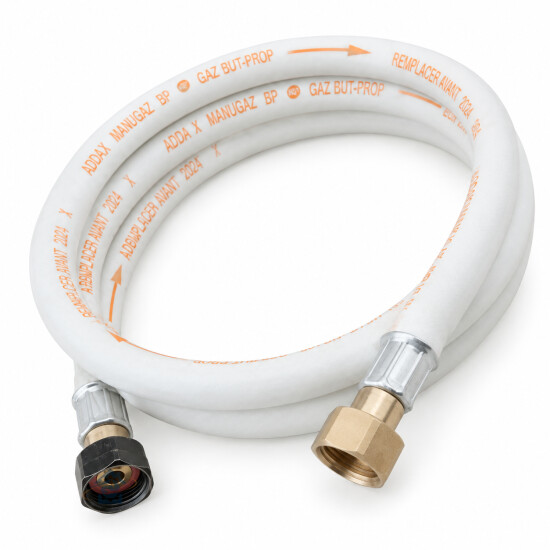 Tuyau de gaz Butane Propane long. 1.50M  garantie 10 ans BC150EX28