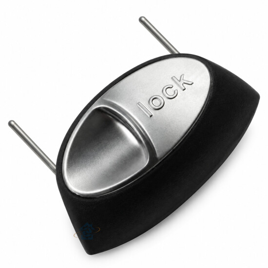 Verrou coulissant argent/bleu 81347224