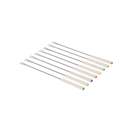 Lot de 8 fourchettes à fondue TS-01026100