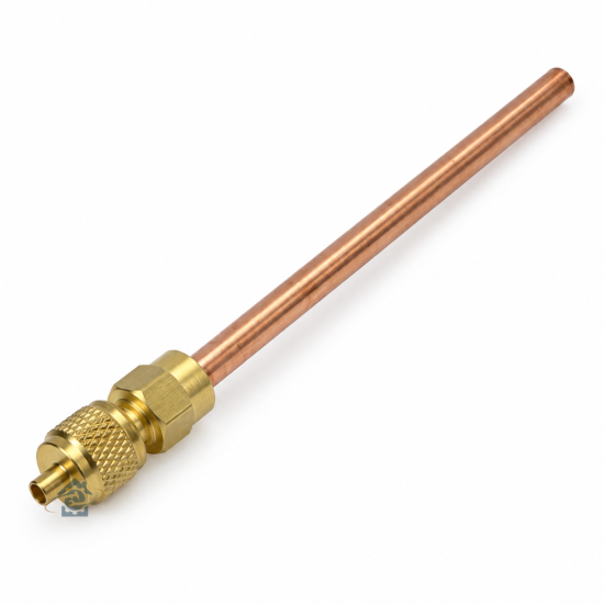 Queue de charge 1/4" rallonge  L.12CM+VANNE 6NFMSSV01 30603