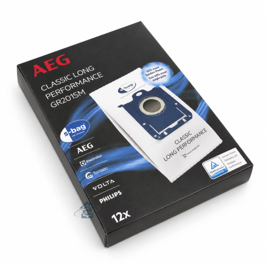 Boite de 12 sacs + 1 filtre GR201SM d'origine 9001669762, 9001688242