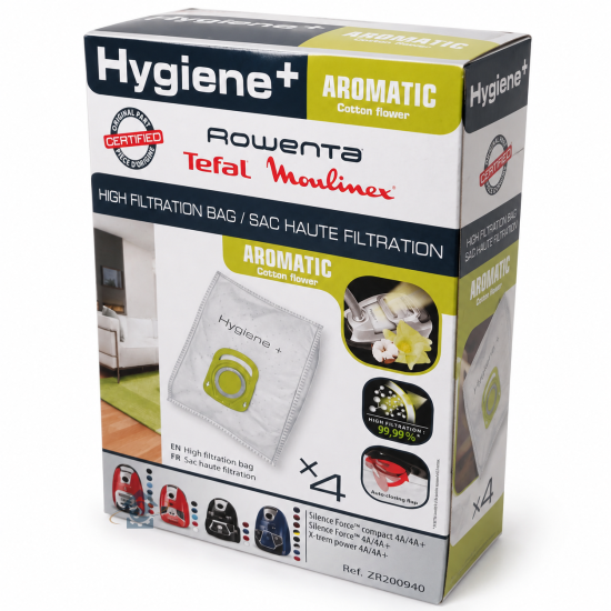 Boite de 4 sacs hygiene+aromatic ZR200940
