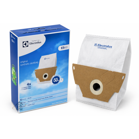 Boîte de 4 sacs ES49 + filtre d'origine 9002565464