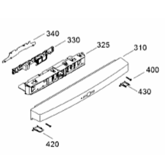 Platine intégrale (repère 330) 6146291