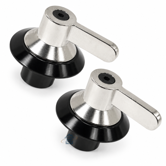 Bouton de commande noir/inox 694975086
