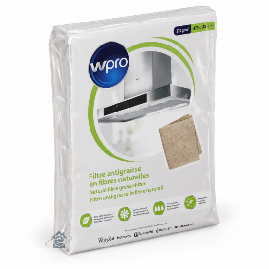 Filtre antigraisse universel en fibres naturelles d'origine 484000008651, NGF221