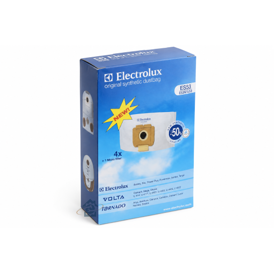 Lot de 4 sacs aspirateur + 1 micro fibre d'origine 9001968420, 2197044015