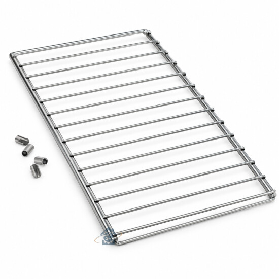 Grille chromée L » 350X470 mm extensible 350X750 mm avec vis encastrée et clé de montage WY159