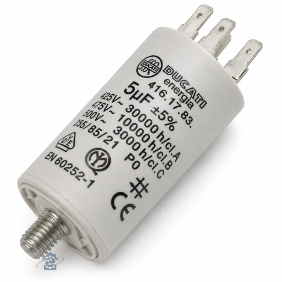 Condensateur 5µF 450V Whirlpool / Indesit - 481281728928