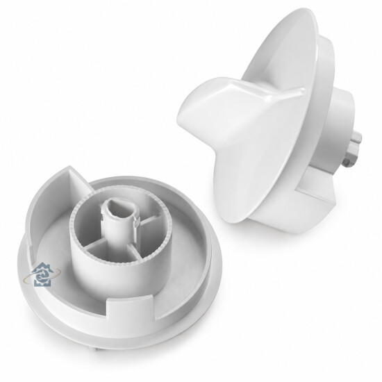 Bouton minuteur blanc Whirlpool/Radiola 481941338144