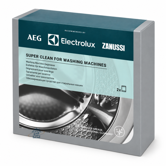 Electrolux Super Clean - Nettoyant lave-linge (2 x 50 g) - 902979931