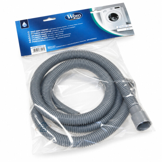 Whirlpool - Tuyau de vidange avec crosse 2M - 484000001134