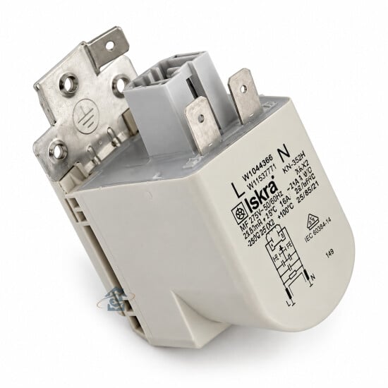 Filtre anti-parasites pour lave-vaisselle Indesit / Whirlpool / Ariston Hotpoint - C00514073