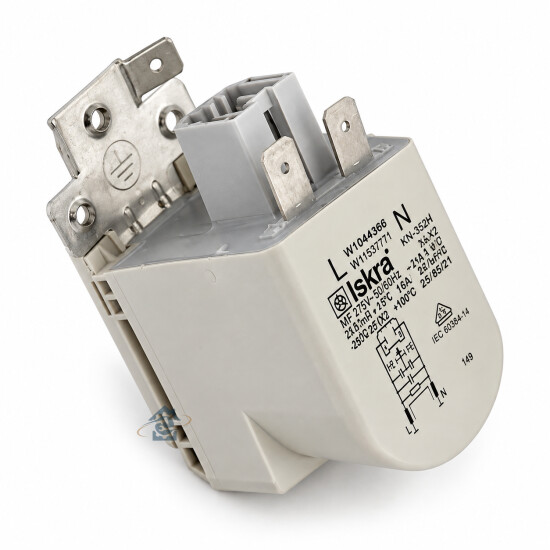 Filtre anti-parasites pour lave-vaisselle Indesit / Whirlpool / Ariston Hotpoint - C00514073
