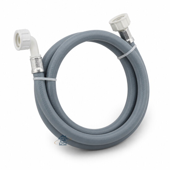 Tuyau d'arrivée d'eau universel 3/4 - Raccord droit x coudé - L3000mm - Lave-linge toutes marques