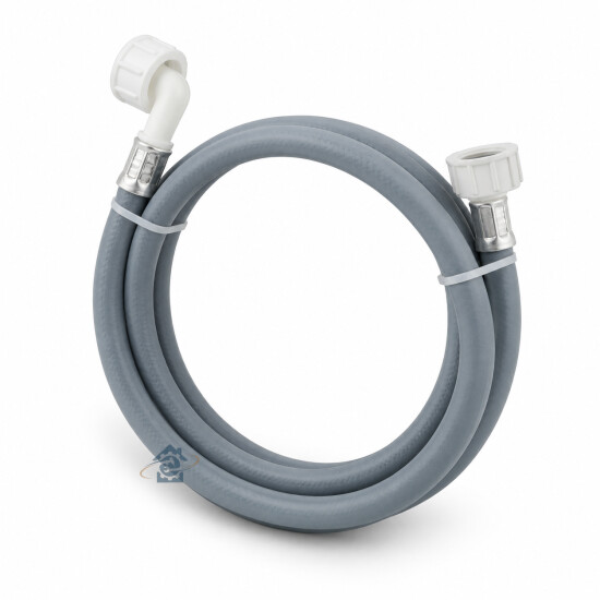 Tuyau d'arrivée d'eau universel 3/4 droit/coudé - 2000 mm - Lave-linge toutes marques