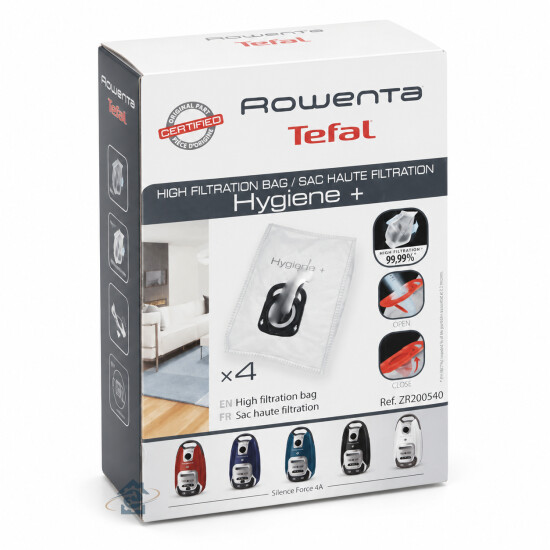 Rowenta - Boîte de 4 sacs aspirateur - ZR200540
