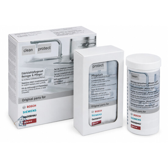 Bosch Kit de nettoyage et d'entretien pour surfaces en acier inox 00311775