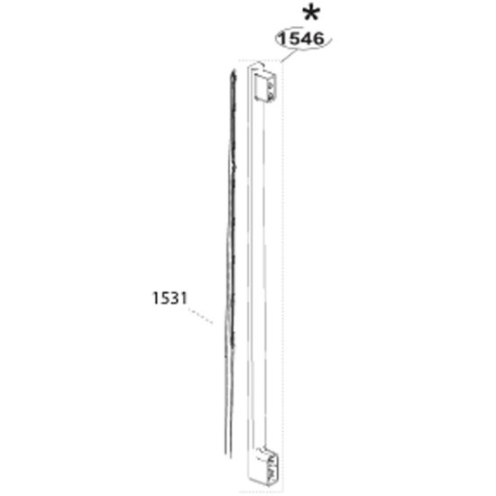 Poignée de porte (repère 1546) 4386581100