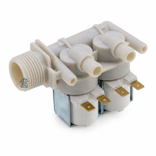 Électrovanne 2 voies 90° Ø10mm Ariston Hotpoint / Indesit / Whirlpool - C00066518