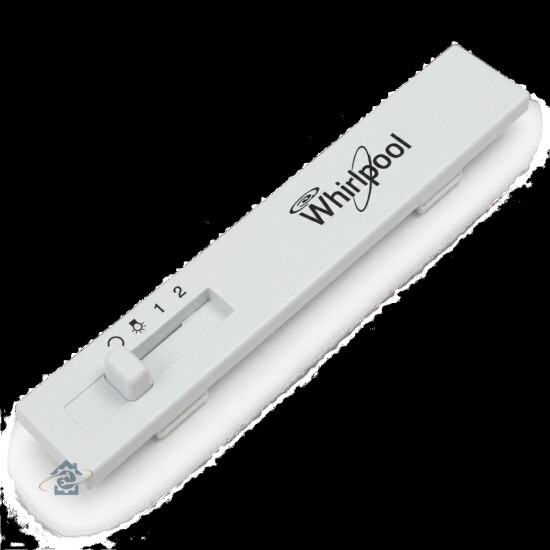 Whirlpool - Bandeau blanc avec curseur pour hotte - 481245310973