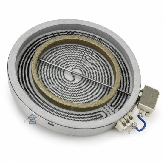 Foyer radiant 2200W/1000W pour plaque de cuisson Hotpoint Ariston, Indesit, Scholtes - C00261917