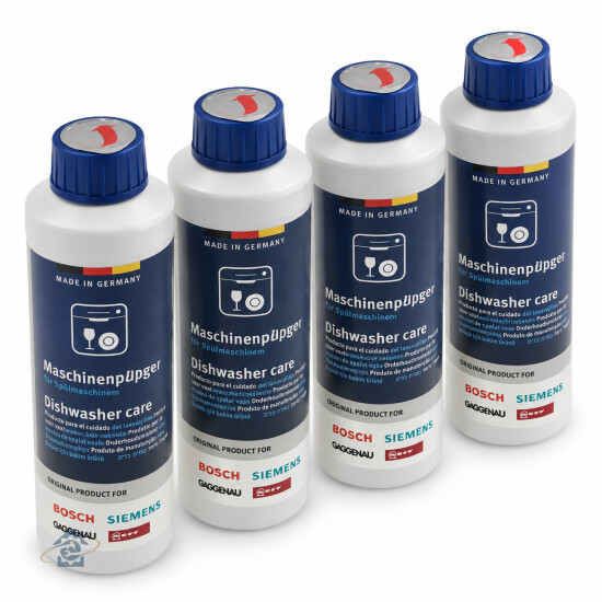 Bosch - Lot de 4 produits d'entretien lave-vaisselle (00311993 / 00312361)