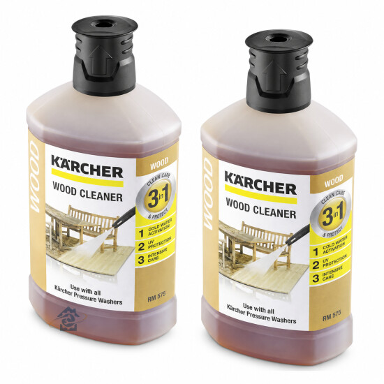 Lot de 2 nettoyants bois 1 litre