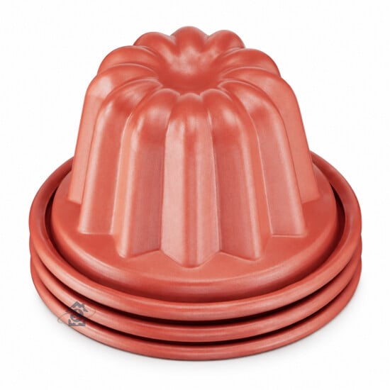 Lot de 3 moules à cannelés 7.4 cm