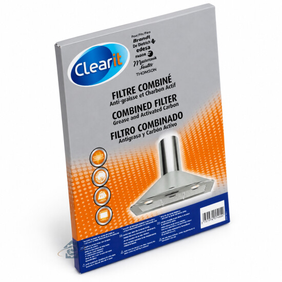 Filtre anti-graisse universel bi-couche