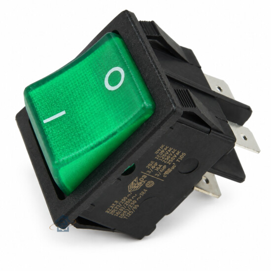 Interrupteur vert 230V d'origine