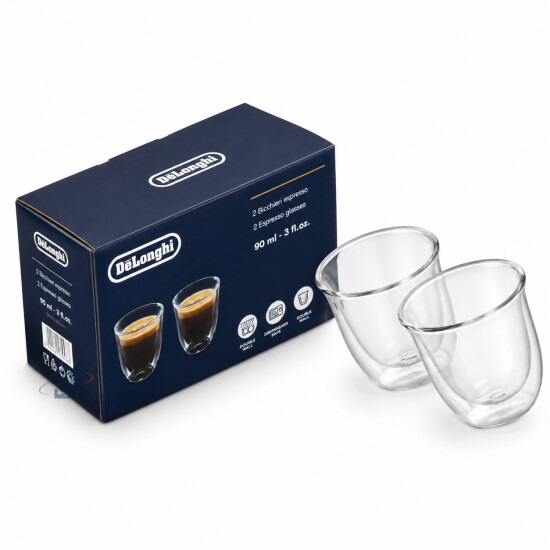 Tasses en verre (Lot de 2)