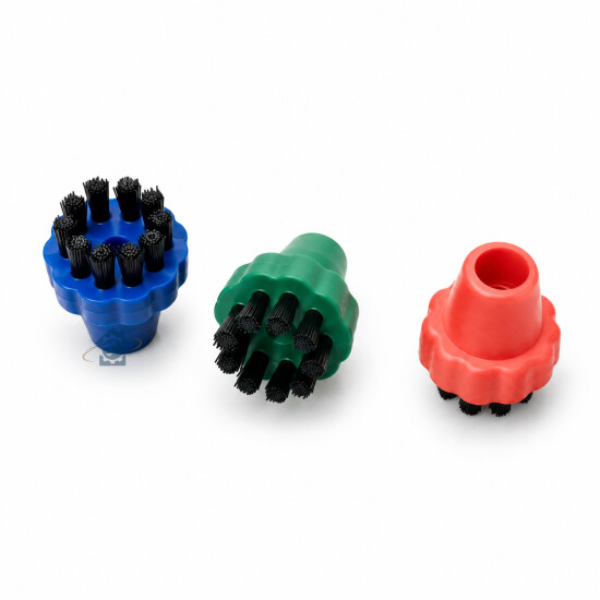 Set de trois brosses en soie d'origine
