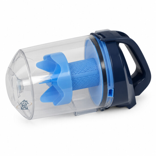 Réservoir à poussière bleu