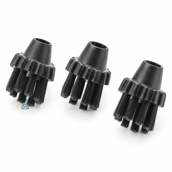 Lot de 3 petites brosses noires