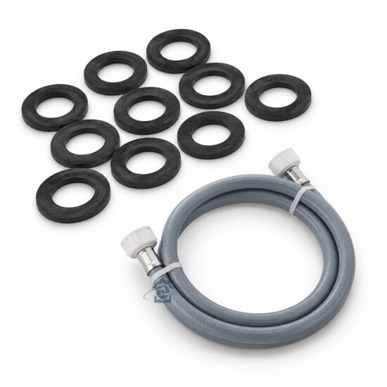 Tuyau d'arrivée d'eau universel pour lave-linge - 3500 mm - 3/4 F x 3/4 M