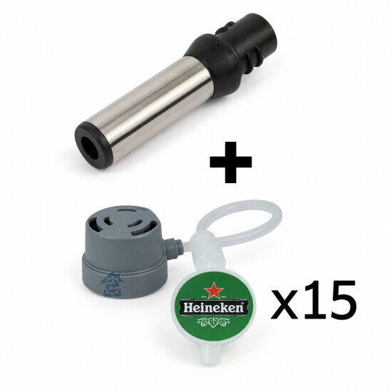 Krups Buse + 3 lots de 5 tubes pour tireuse à bière (MS-622396)