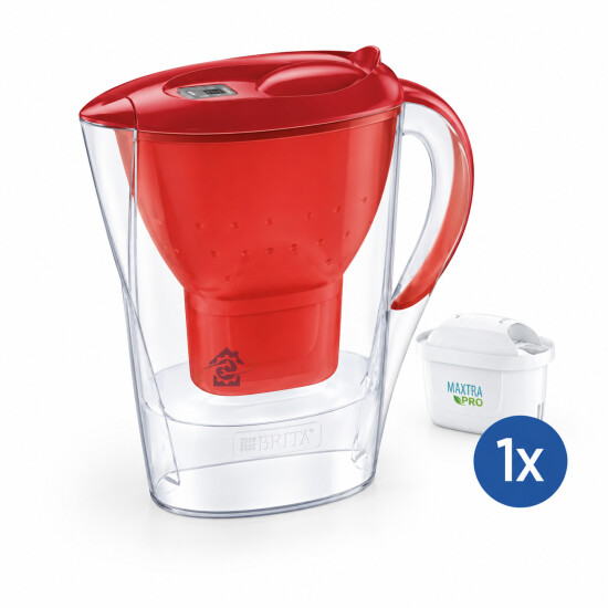 Brita Carafe filtrante Marella ME4W MXpro rouge - 1051120