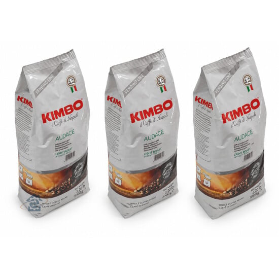 Café en grains Kimbo Audace 1 kg (lot de 3)