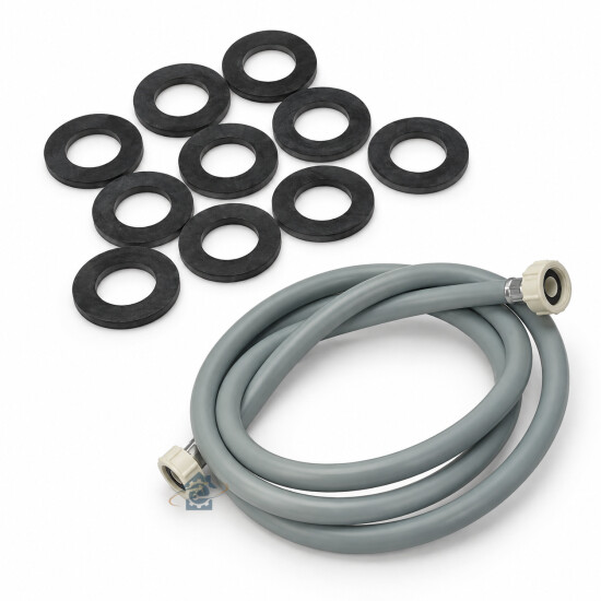 Tuyau d'arrivée d'eau universel raccords droits 3/4 F x 3/4 F - L1500mm