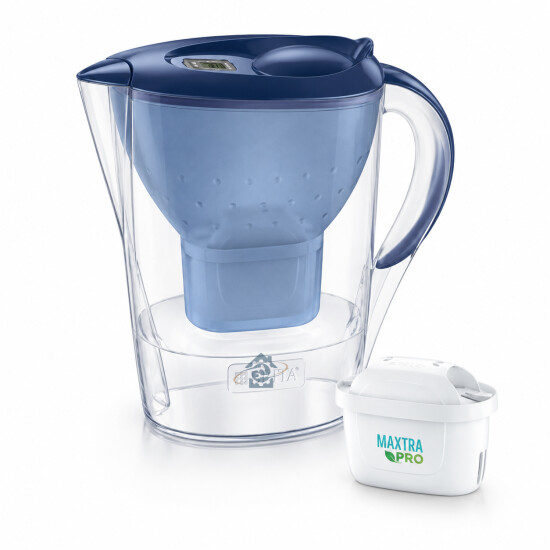 Carafe filtrante Brita Marella ME4W MXpro bleue - 1051119 / 1051441
